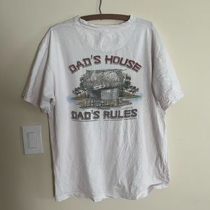 Vintage T-Shirt. “DAD’S HOUSE DAD’S RULES”.